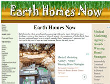 Tablet Screenshot of earthhomesnow.com